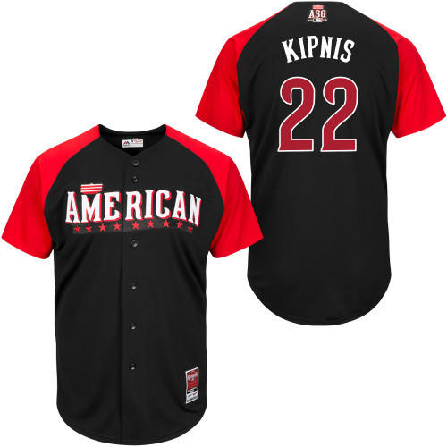 American League Authentic #22 Kipnis 2015 All-Star Stitched Jersey